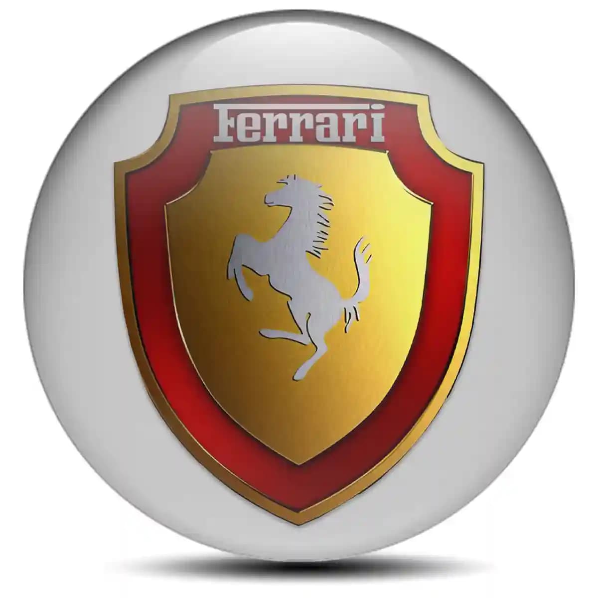 Ferrari Domed Sticker Self-Adhesive Limited Edition