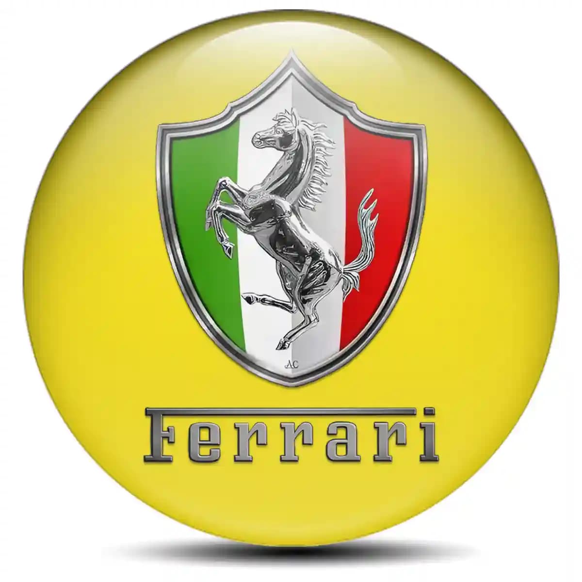 Ferrari Emblem Center Hup Cap Premium Edition