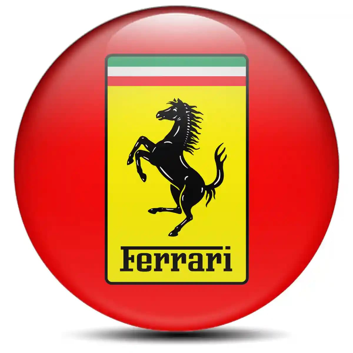 Ferrari Emblem Center Hup Cap Premium Resin