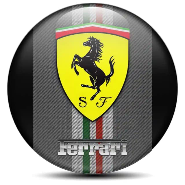 Ferrari Emblem Epoxy Self-Adhesive High Quality
