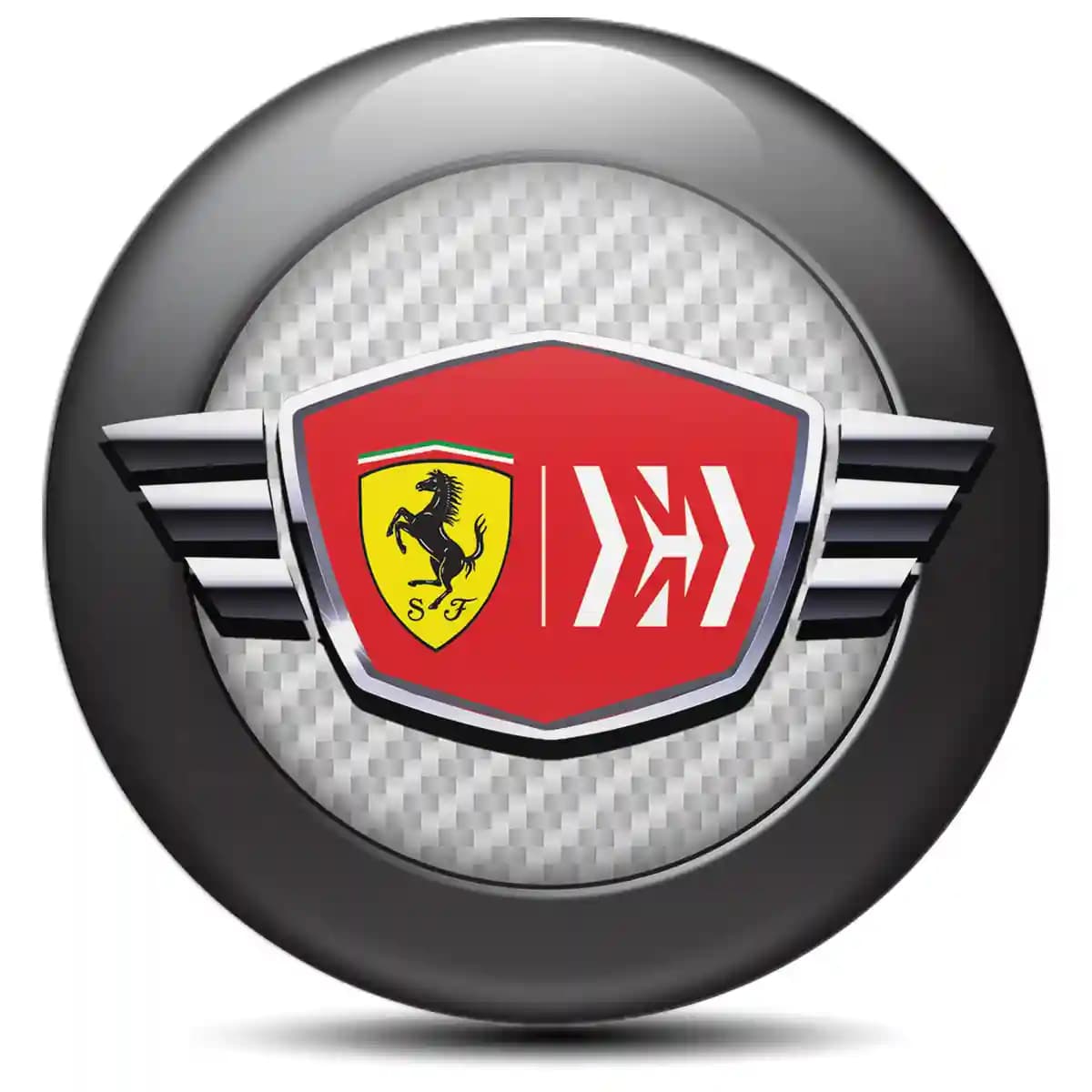 Ferrari Emblem Epoxy Self-Adhesive Luxury Edition