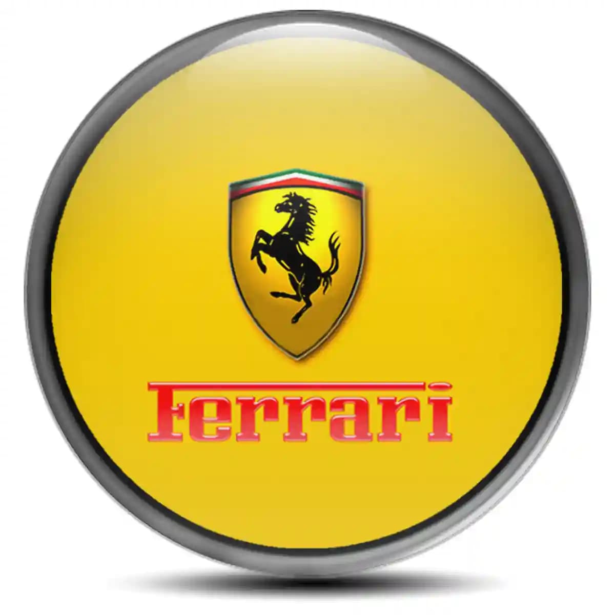 Ferrari Emblem Wheel Center Caps Luxury Edition