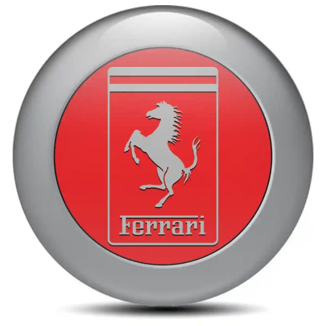 Ferrari Emblem Wheel Center Caps Premium Edition
