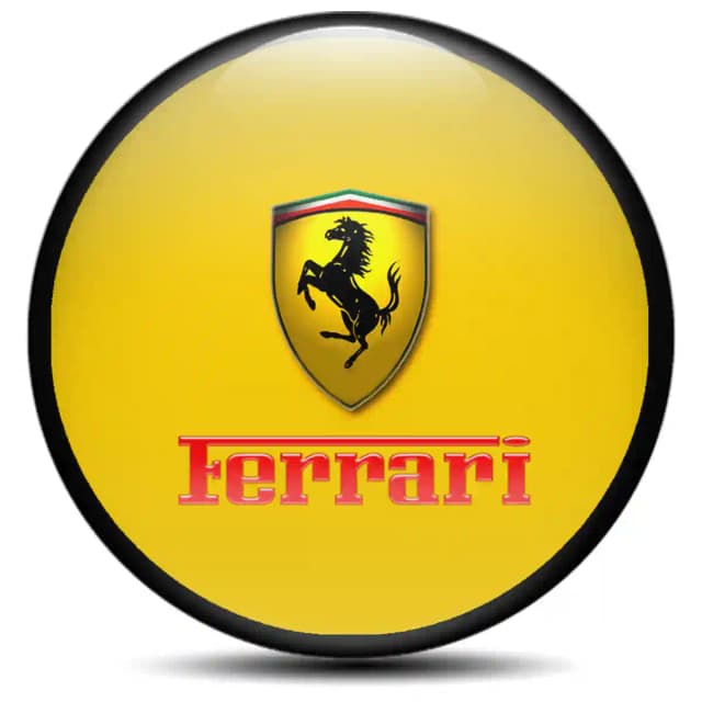 Ferrari Emblem Wheel Center Caps Premium Resin