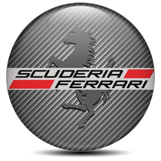 Ferrari Epoxy Sticker High Quality
