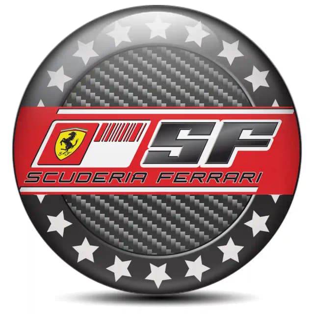 Ferrari Epoxy Sticker Luxury Edition