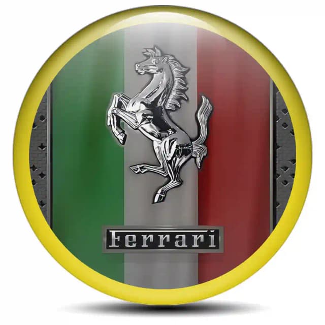 Ferrari Logo Emblem Premium Resin