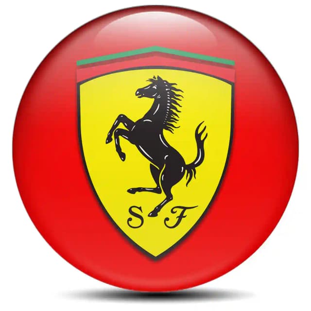 Ferrari Logo Emblem Self-Adhesive Limited Edition