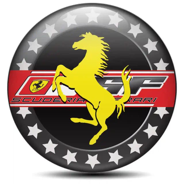 Ferrari Logo Sticker High Quality