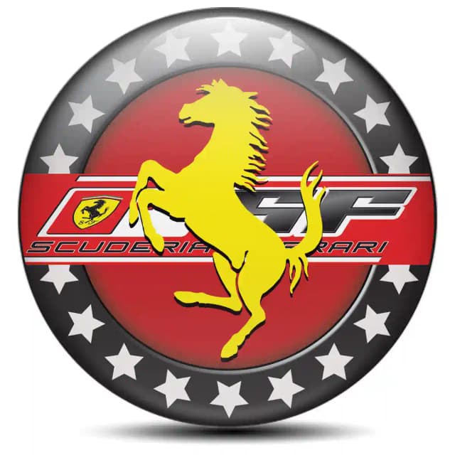 Ferrari Logo Sticker Limited Edition