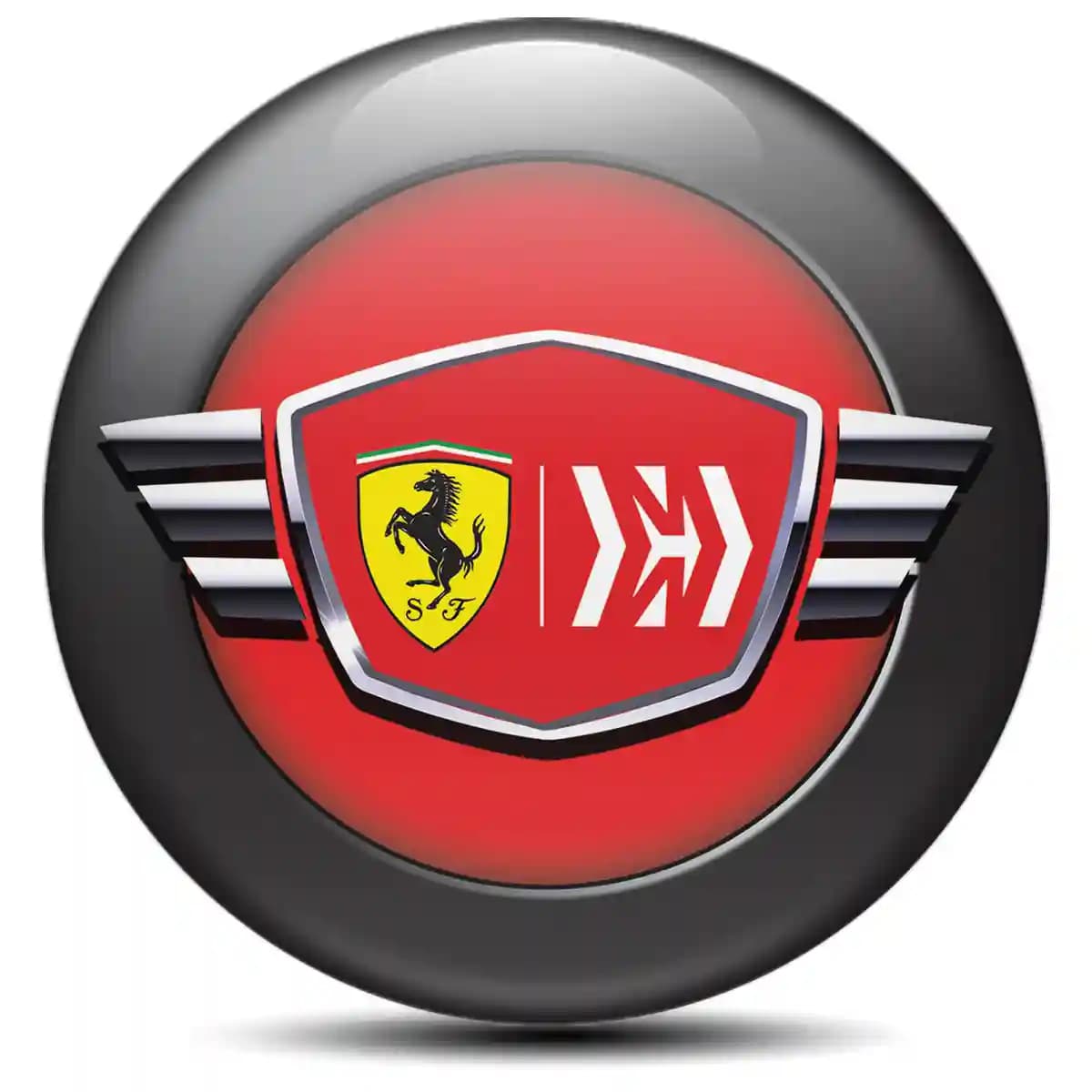 Ferrari Sticker Epoxy 3D Gel Premium Edition