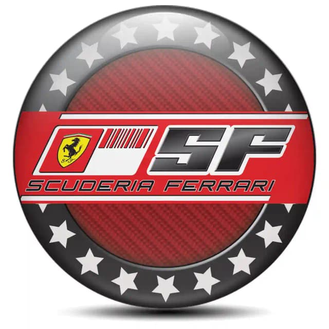 Ferrari Wheel Emblem Self-Adhesive Limited Edition