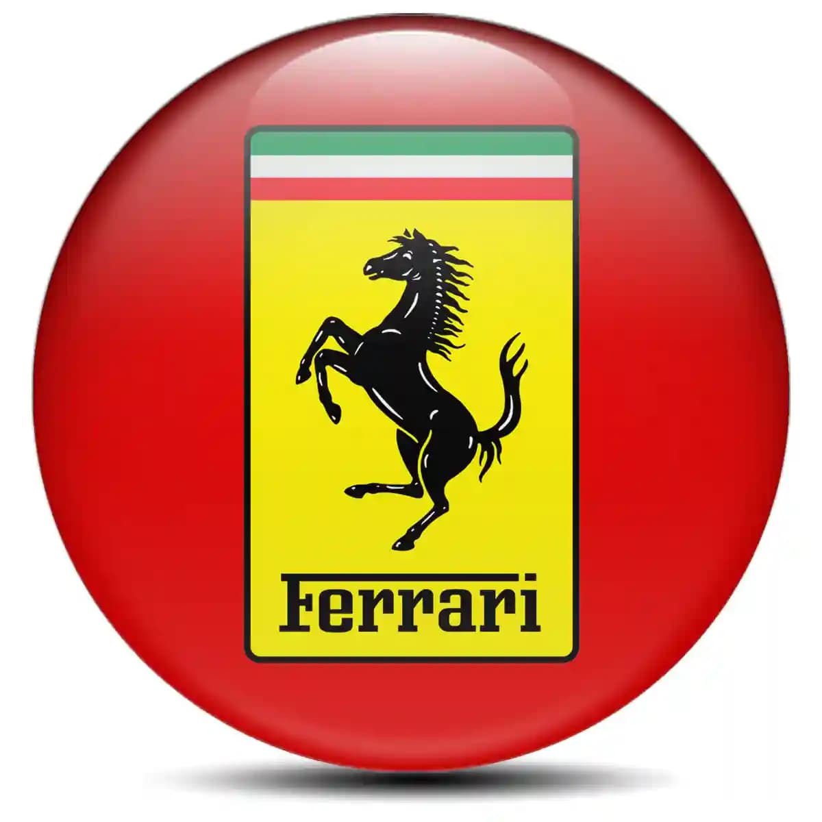 Ferrari Wheel Emblem Self-Adhesive Premium Edition