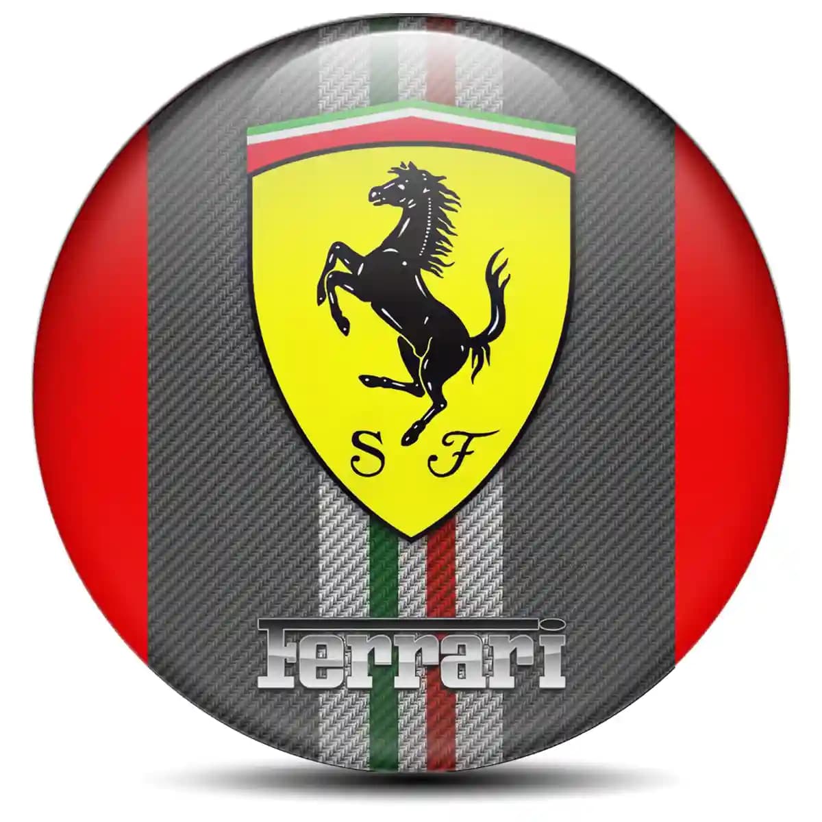 Ferrari Wheel Emblems Premium Edition