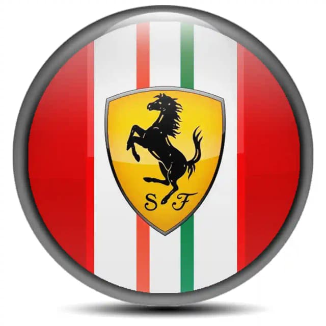 Ferrari Wheel Emblems Premium Quality