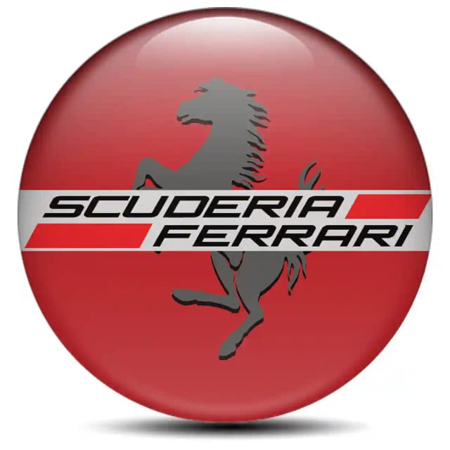 Ferrari Wheel Emblems Premium Resin