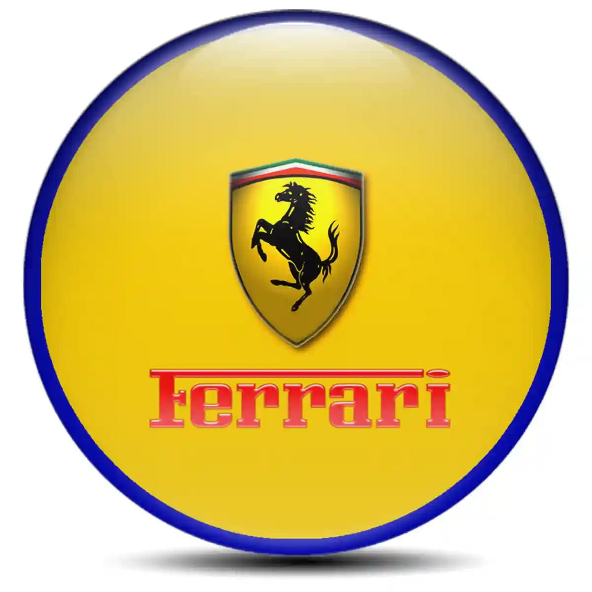 Ferrari Wheel Emblems Stylish Design