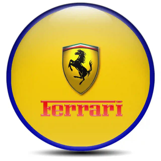 Ferrari Wheel Emblems Stylish Design