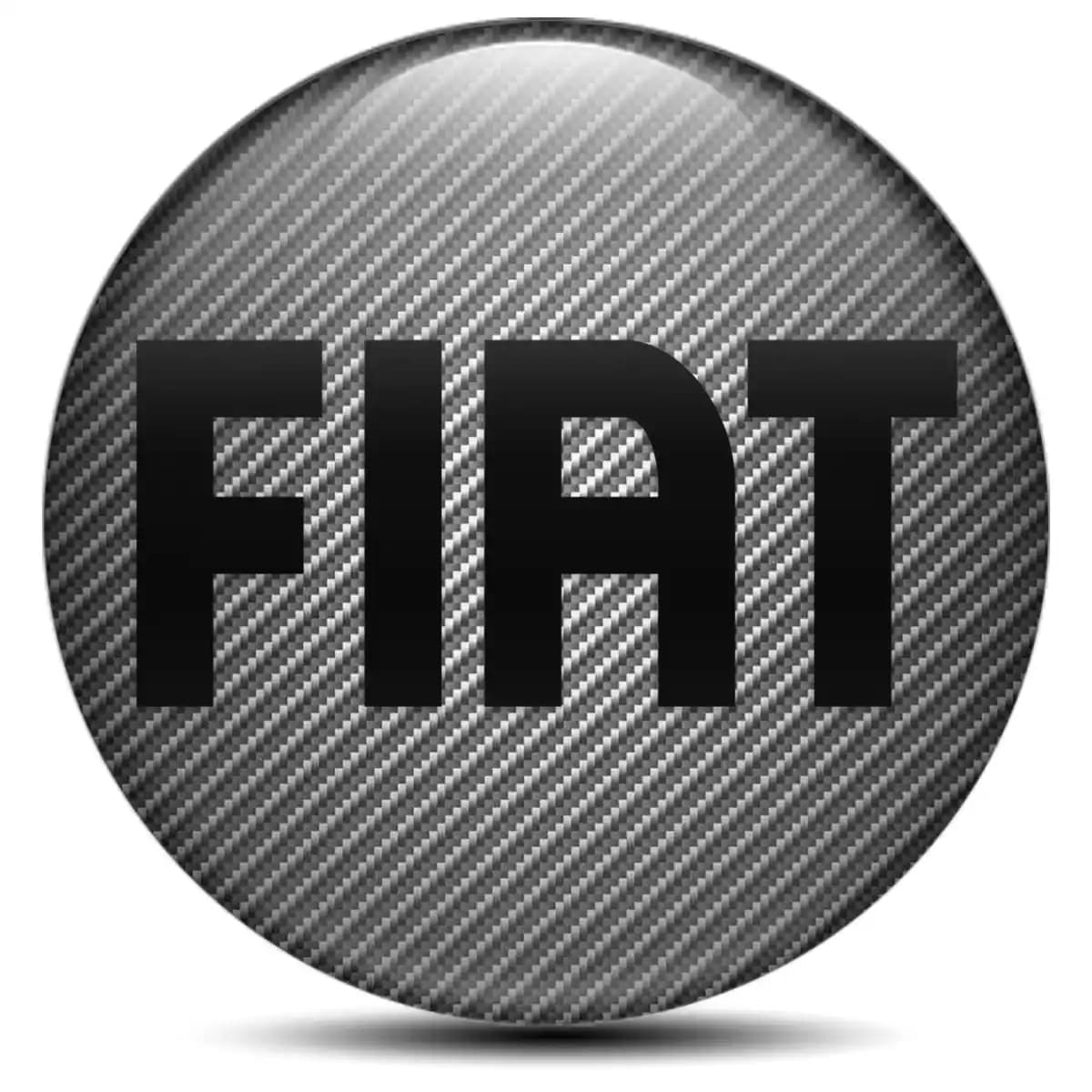 Fiat Badge Emblems Center Cap Stylish Design