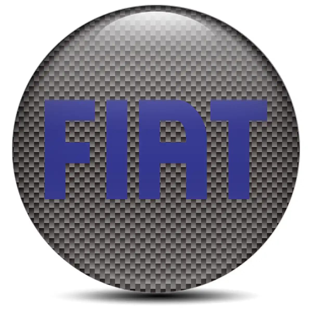 Fiat Domed Emblem Self-Adhesive Interior Design
