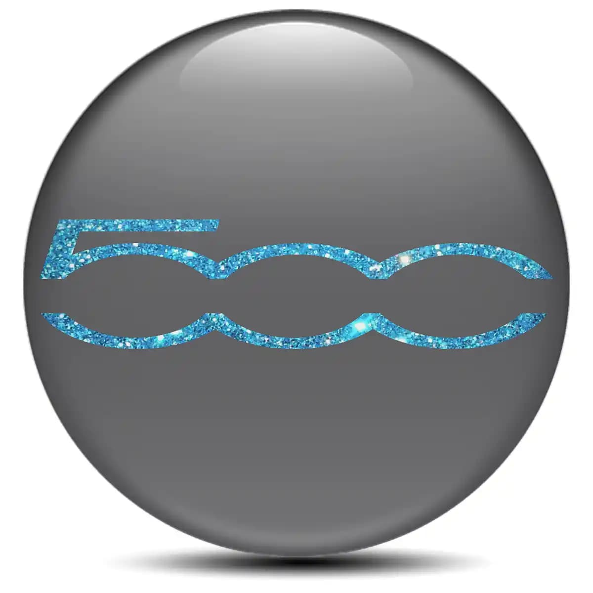 Fiat Domed Emblem Self-Adhesive Luxury Edition