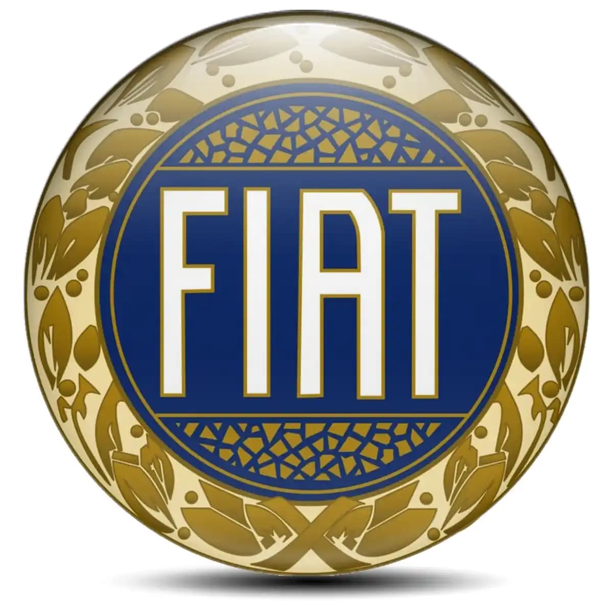 Fiat Domed Emblem Self-Adhesive Premium Edition
