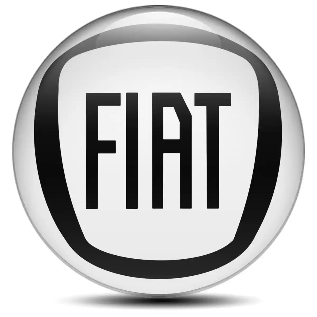 Fiat Domed Sticker Premium Quality