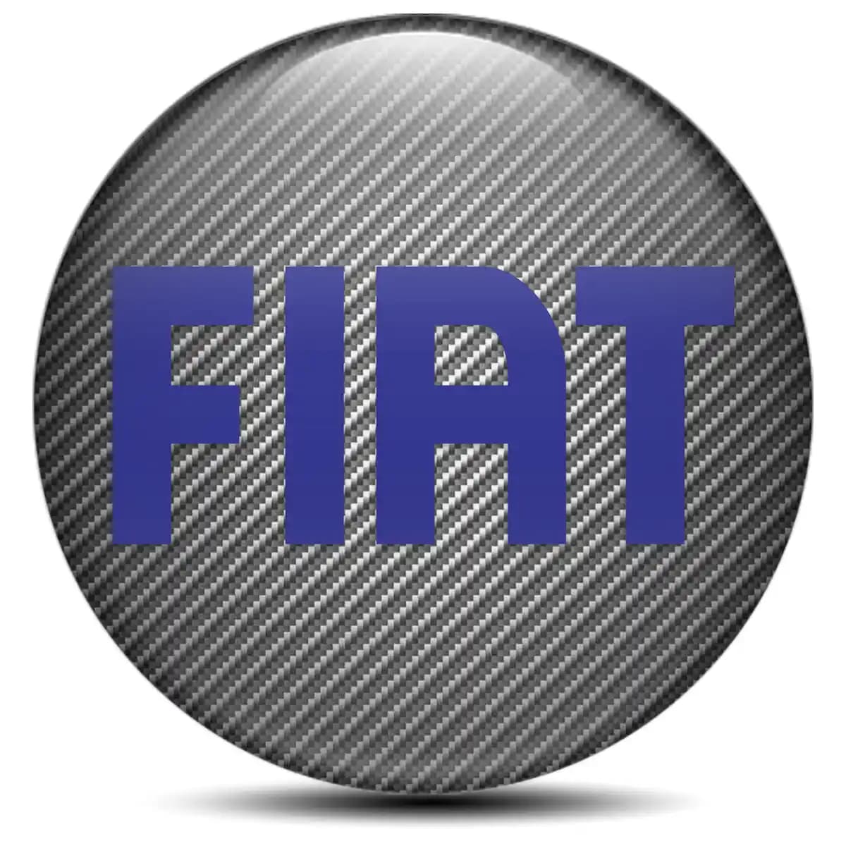 Fiat Domed Sticker Premium Resin