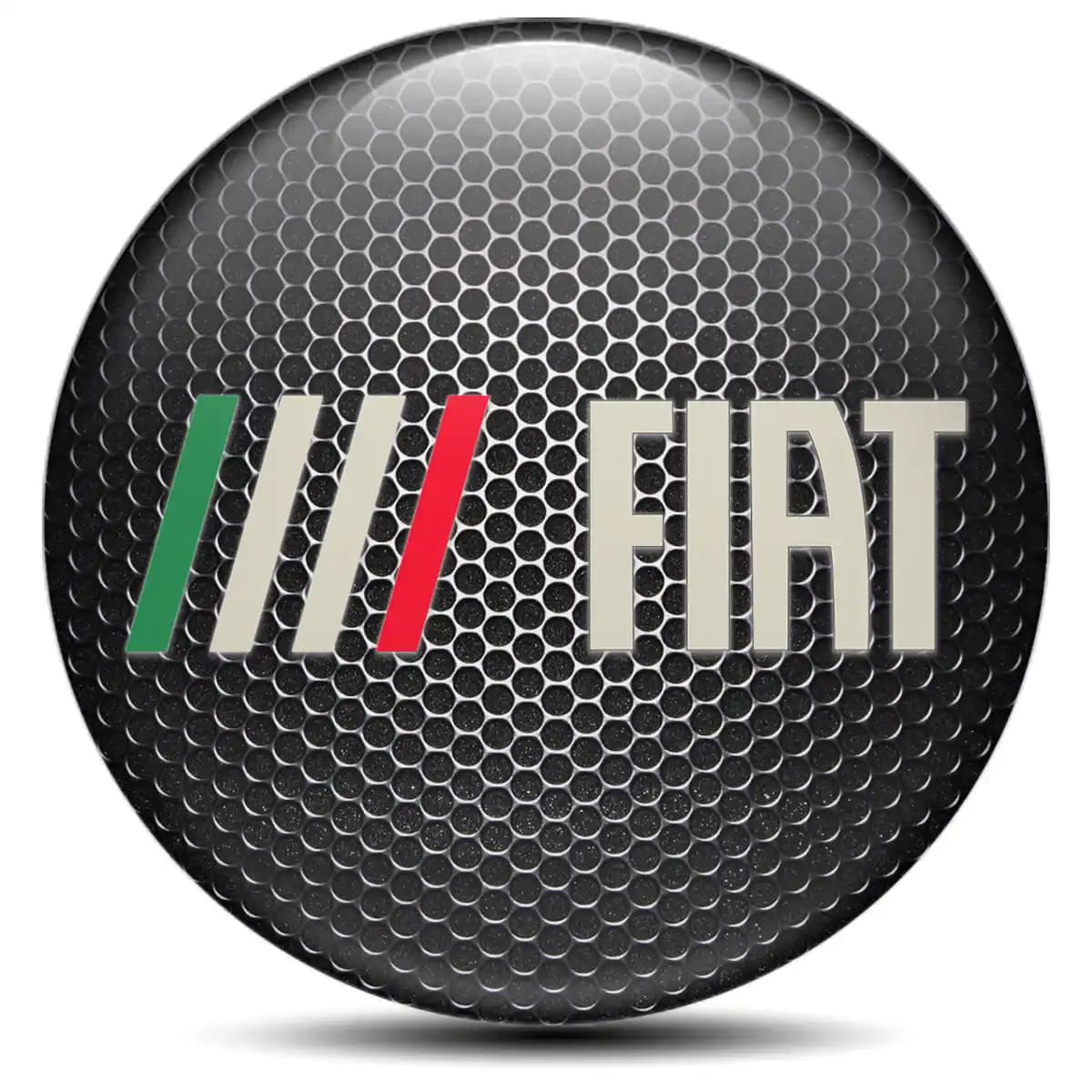Fiat Domed Sticker Self-Adhesive Interior Design