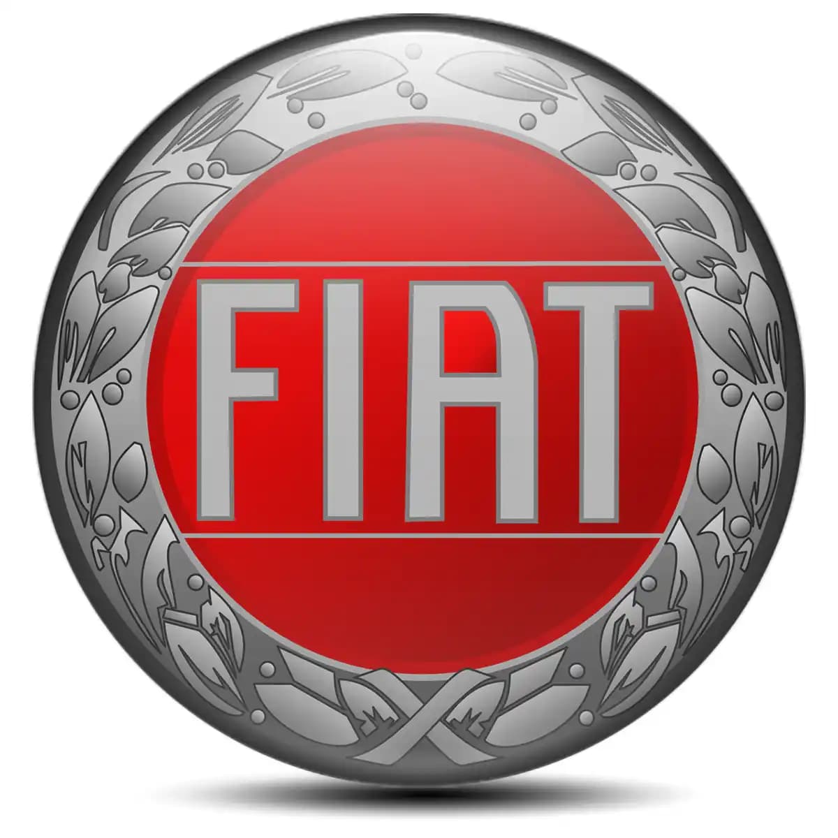 Fiat Emblem Badge Self-Adhesive Interior Design
