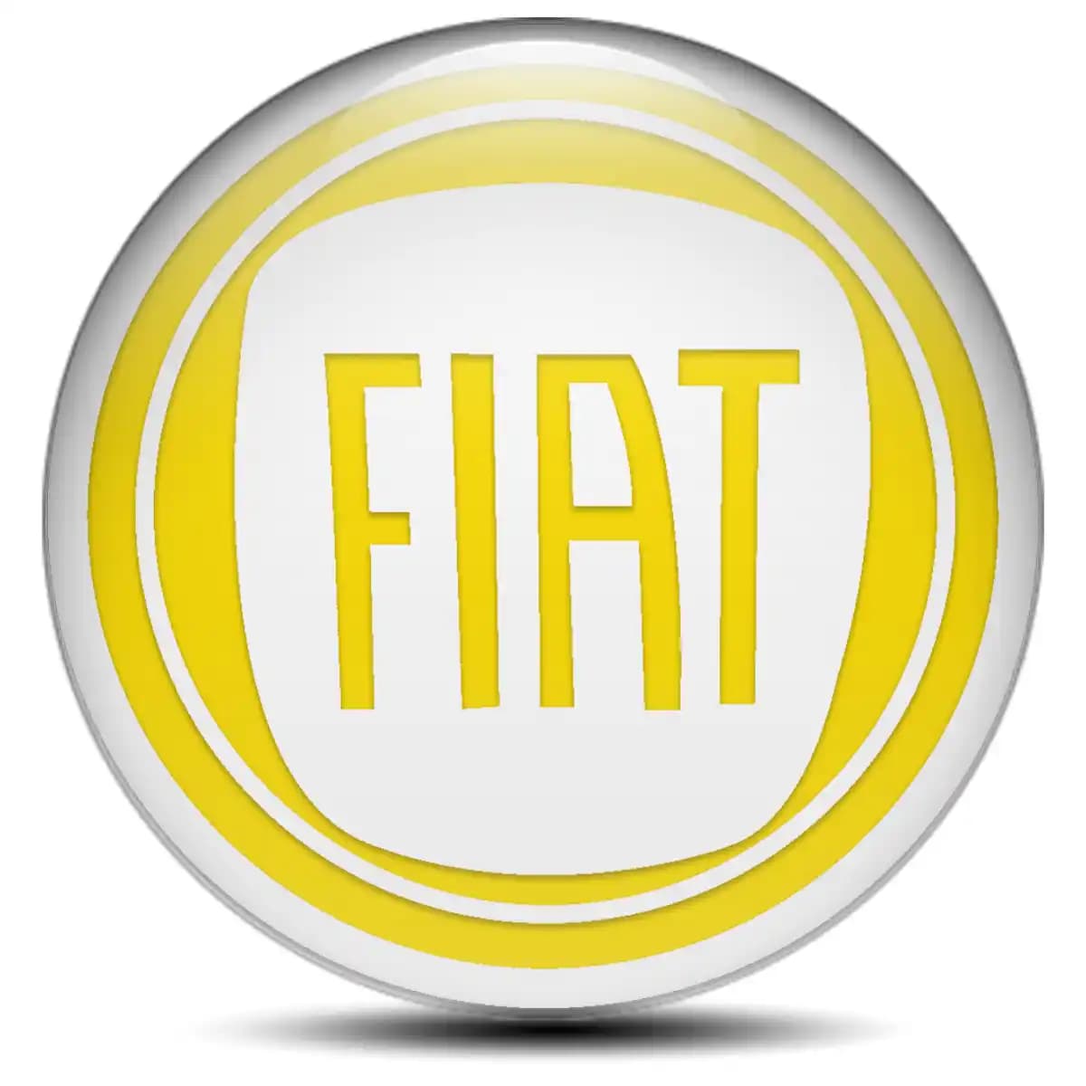 Fiat Emblem Center Hub Cap Self-Adhesive Luxury Edition