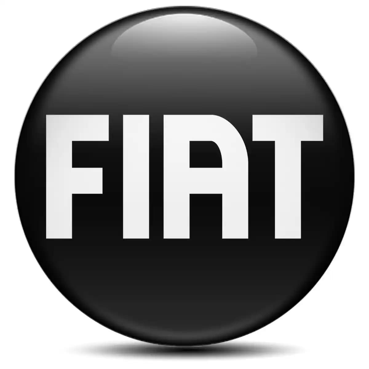 Fiat Emblem Center Hub Cap Self-Adhesive Premium Resin