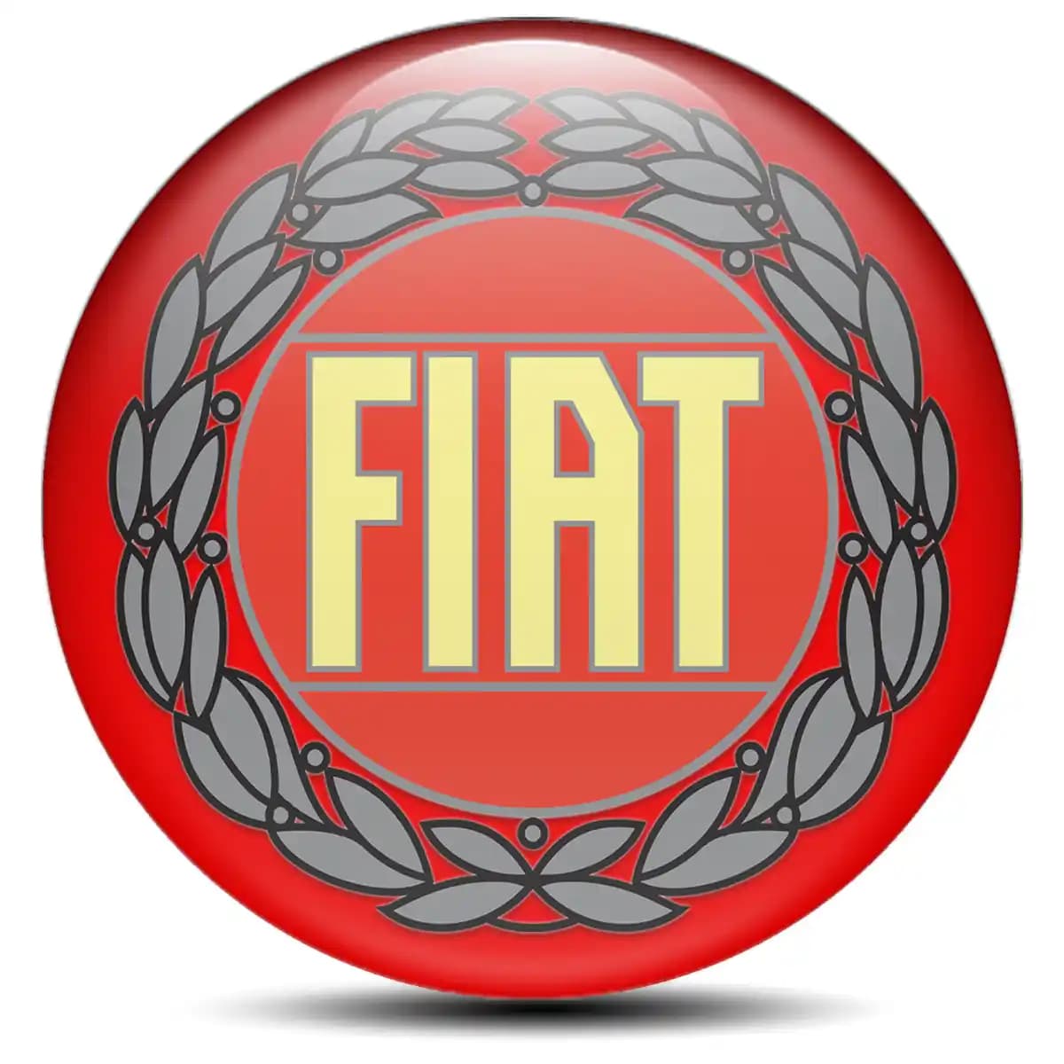 Fiat Emblem Epoxy Self-Adhesive High Quality