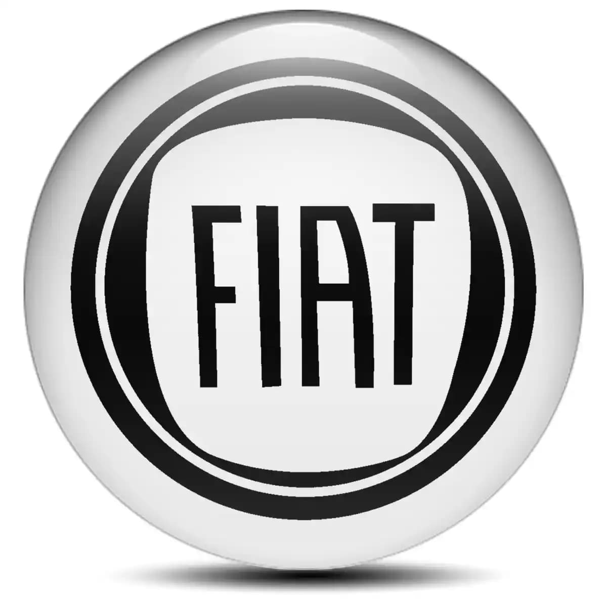 Fiat Emblem Wheel Center Caps Interior Design