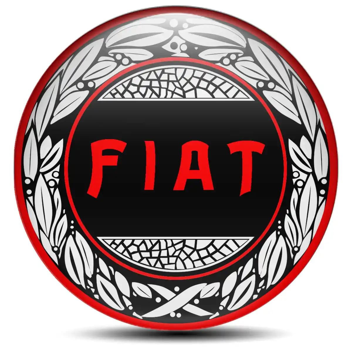 Fiat Emblem Wheel Center Caps Premium Edition