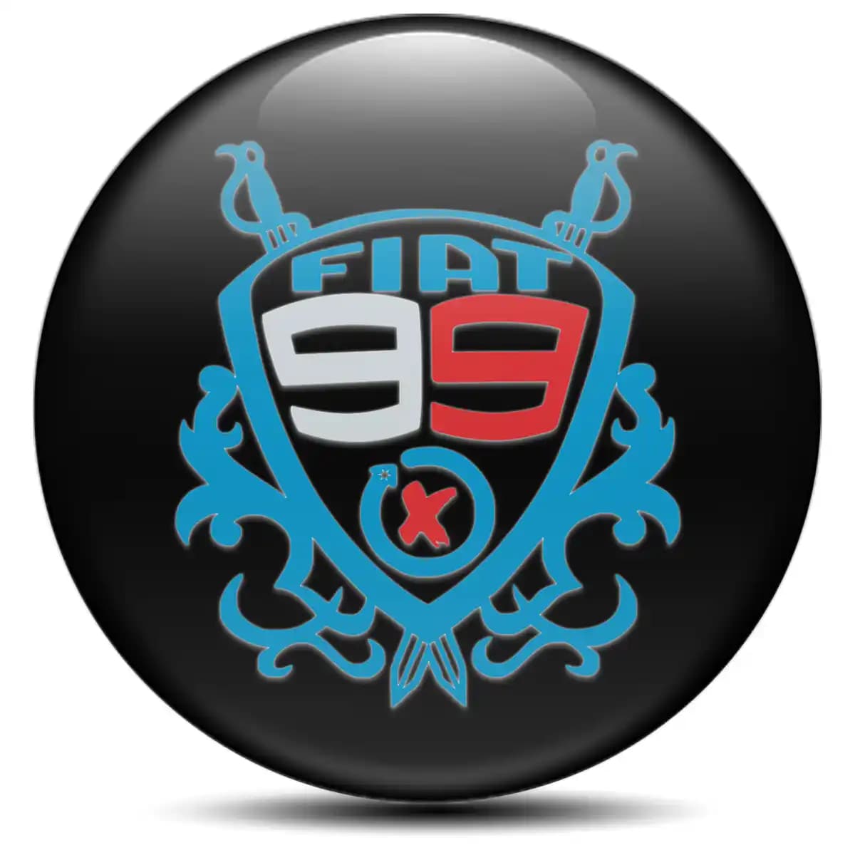 Fiat Emblem Wheel Center Caps Stylish Design