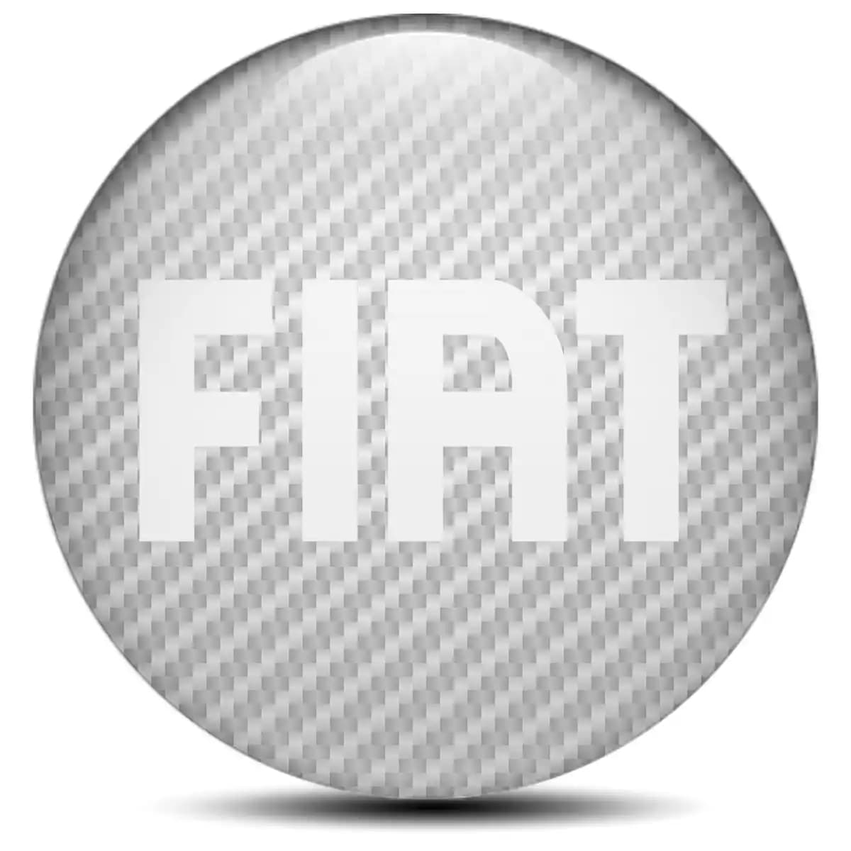 Fiat Epoxy Sticker Stylish Design