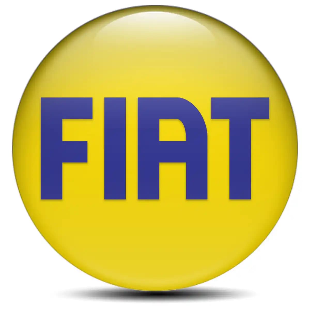 Fiat Wheel Emblem Self-Adhesive Interior Design