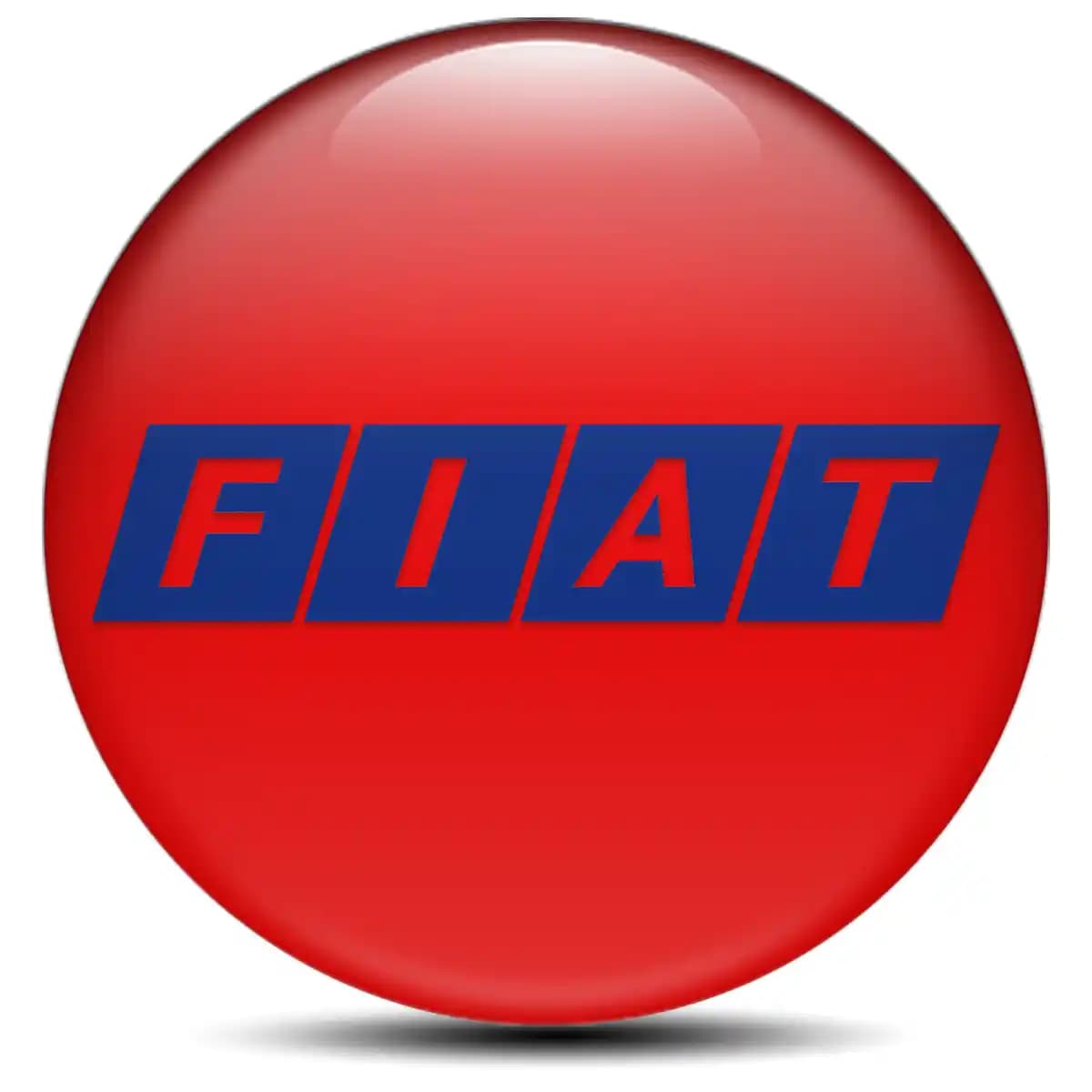 Fiat Wheel Emblem Self-Adhesive Premium Resin