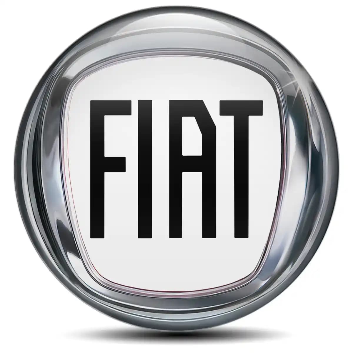 Fiat Wheel Emblem Self-Adhesive Stylish Design