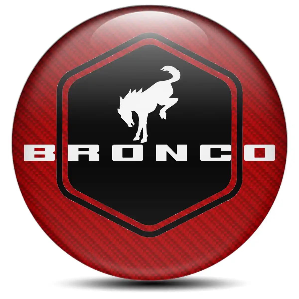 Ford Bronco Domed Sticker Self-Adhesive Stylish Design