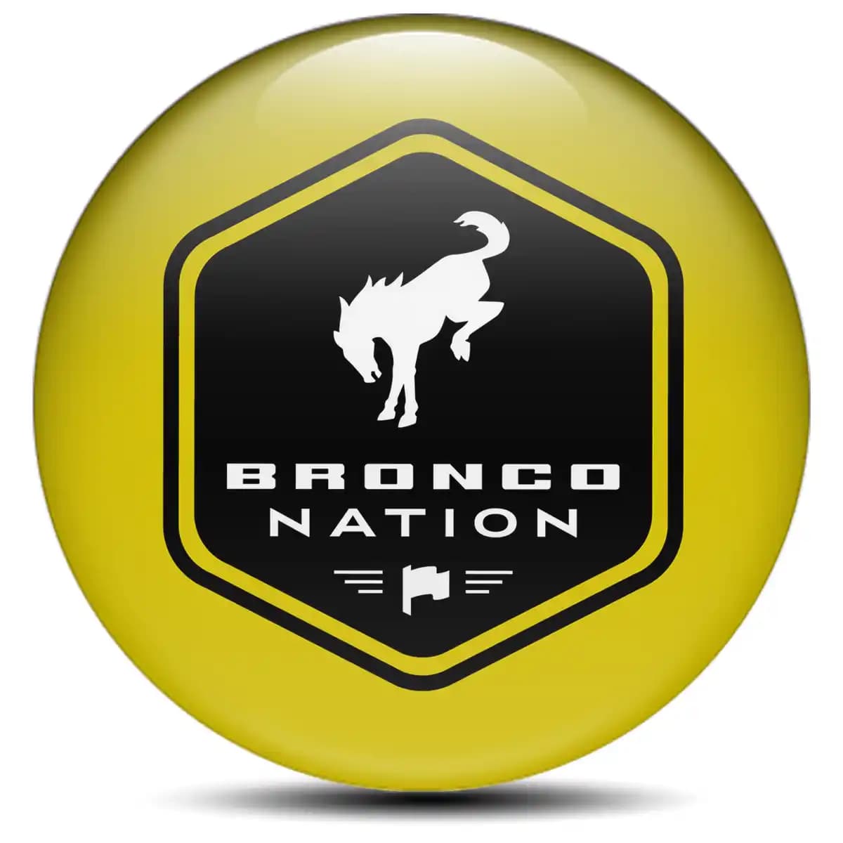 Ford Bronco Emblem Epoxy Self-Adhesive Stylish Design