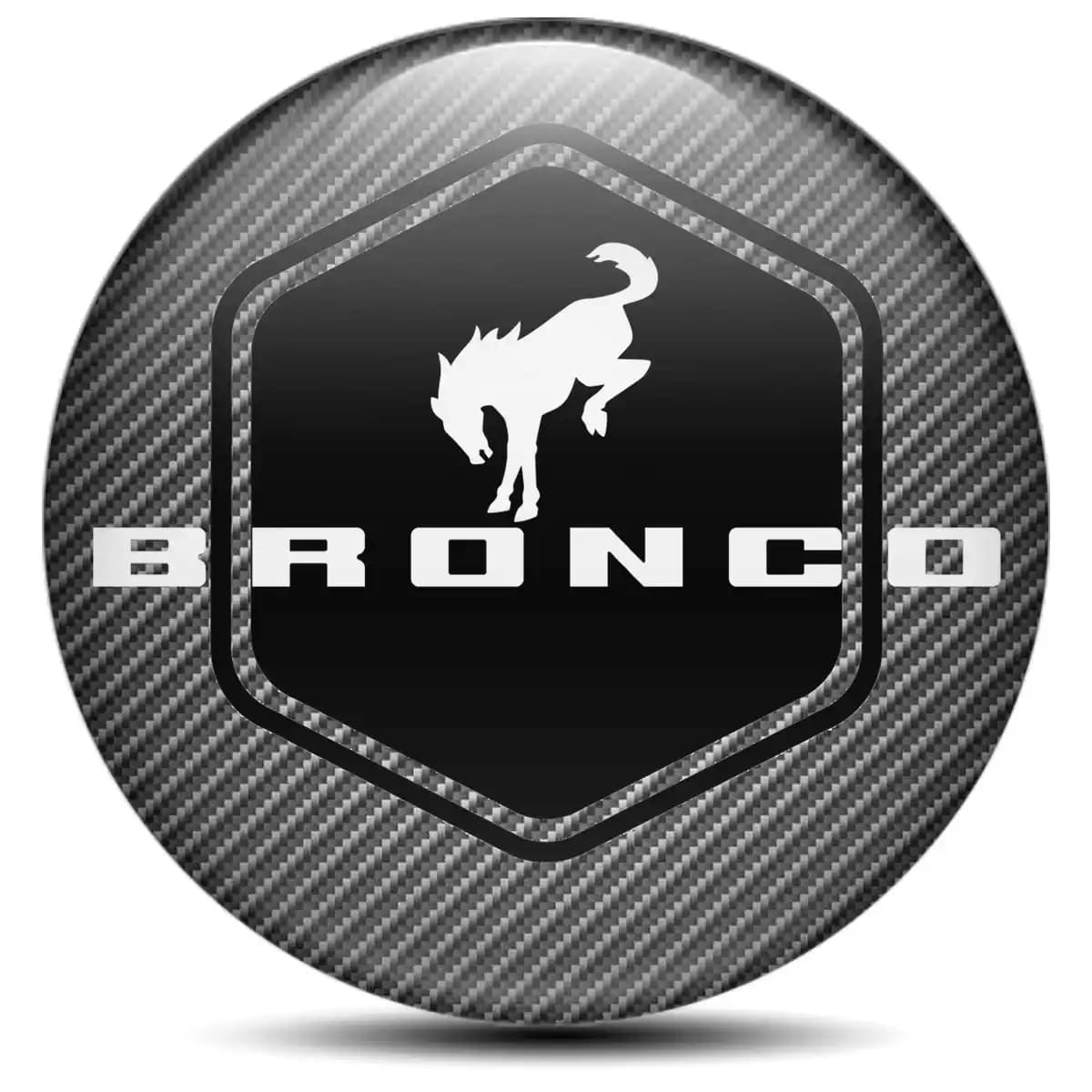 Ford Bronco Wheel Emblem Self-Adhesive Stylish Design