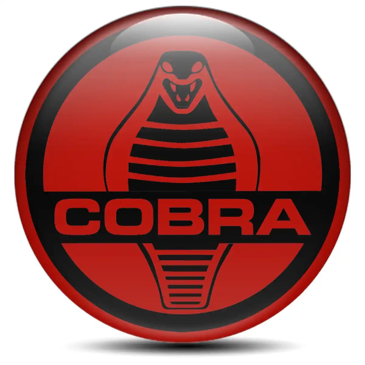 Ford Cobra Epoxy Sticker Stylish Design