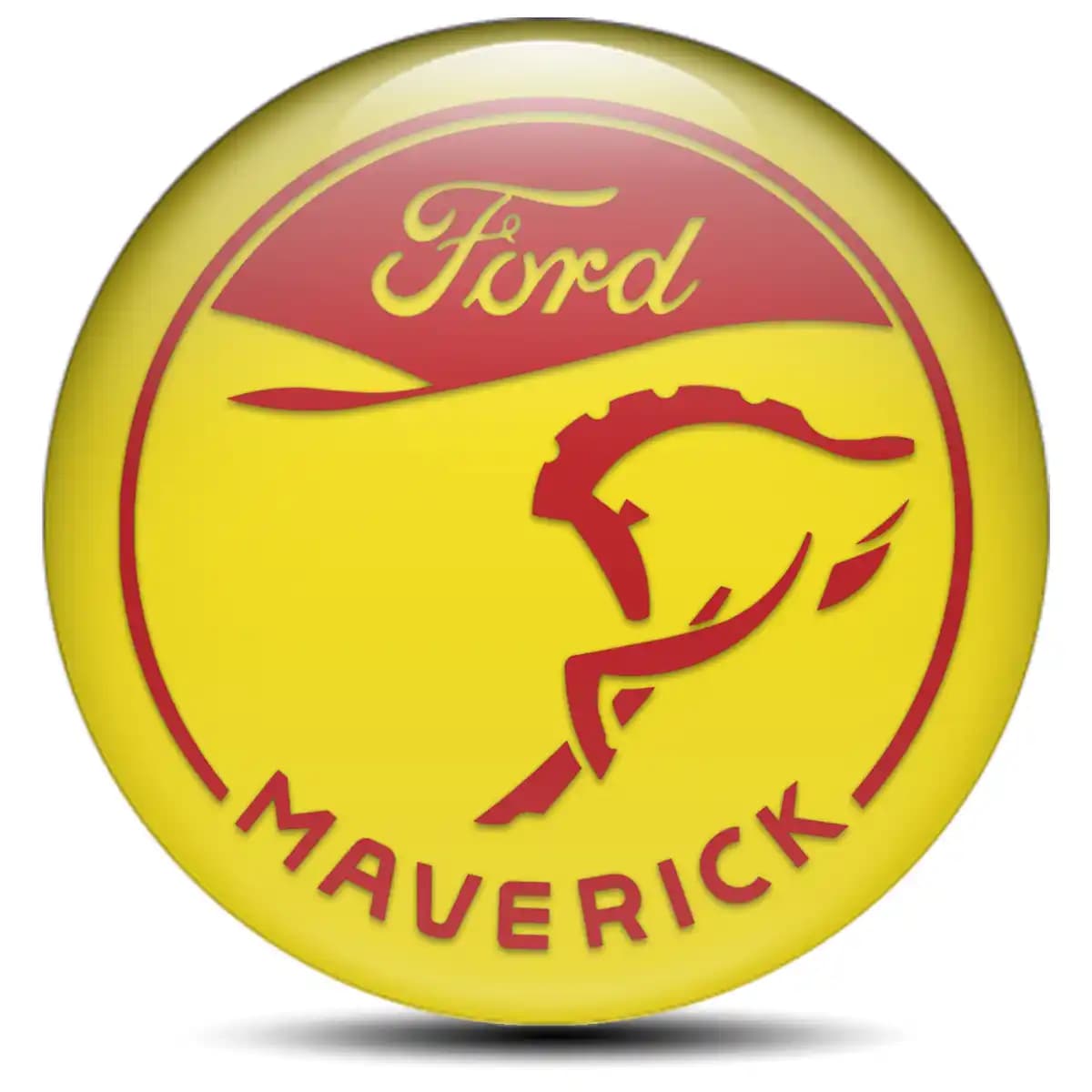 Ford Maverick Domed Sticker Stylish Design