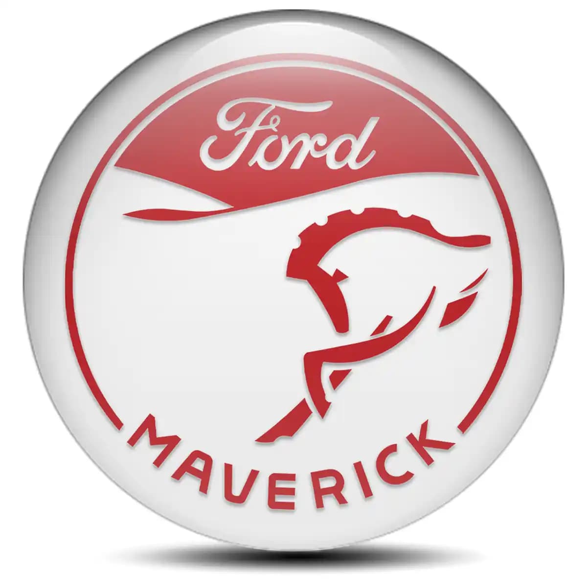 Ford Maverick Epoxy Sticker Stylish Design