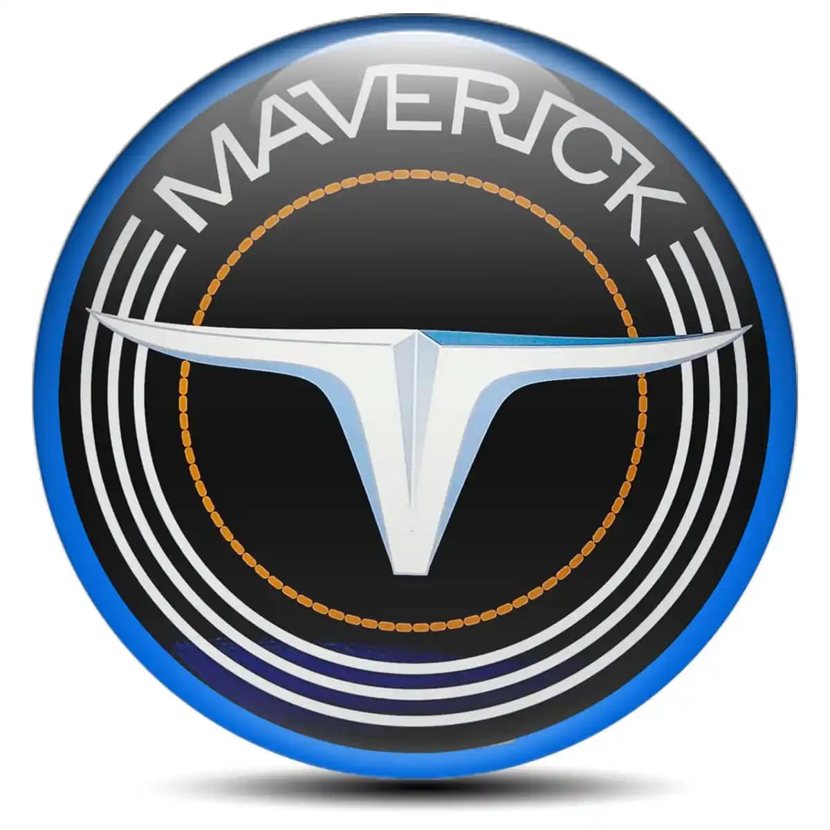 Ford Maverick Wheel Emblem Self-Adhesive Stylish Design