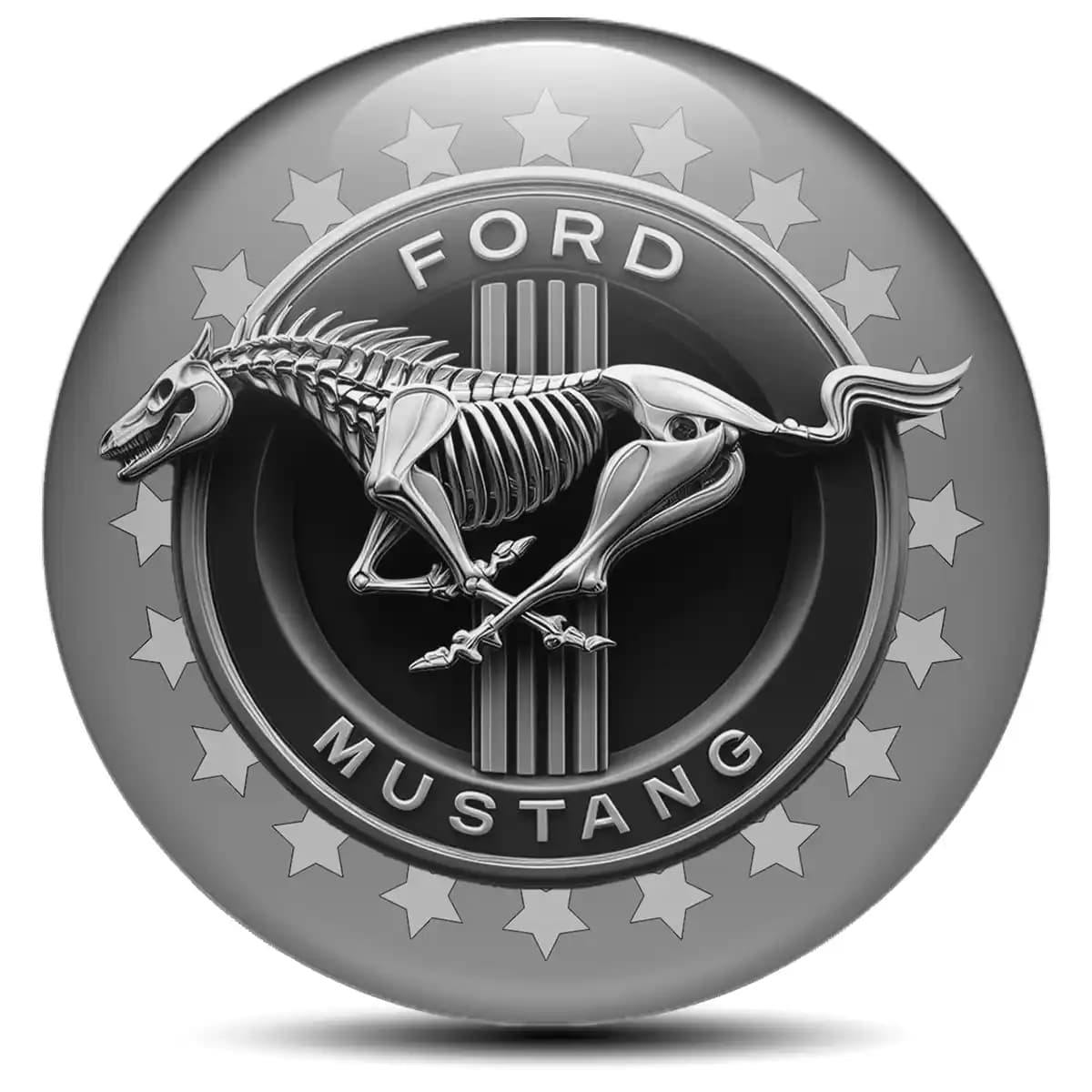Ford Mustang Badge Emblems Center Cap Stylish Design