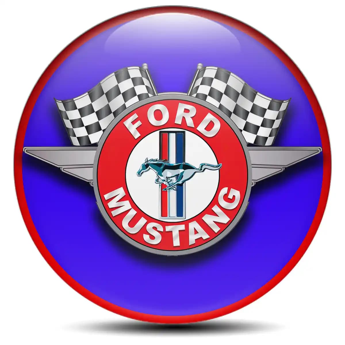 Ford Mustang Domed Sticker Limited Edition