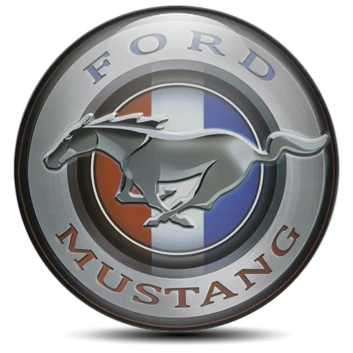 Ford Mustang Domed Sticker Premium Quality